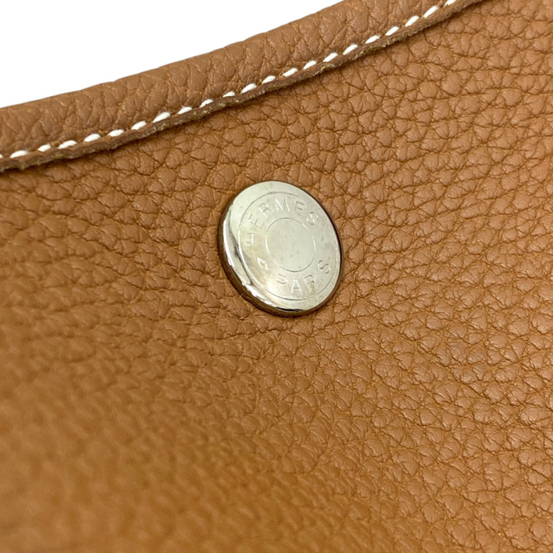 金棕色 Negonda牛皮 Garden Party 36 手提包 口P刻【HERMES 愛馬仕】 H051559CK37-6