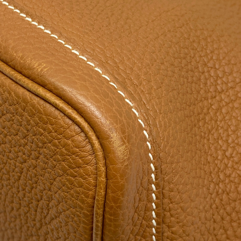 金棕色 Negonda牛皮 Garden Party 36 手提包 口P刻【HERMES 愛馬仕】 H051559CK37-9