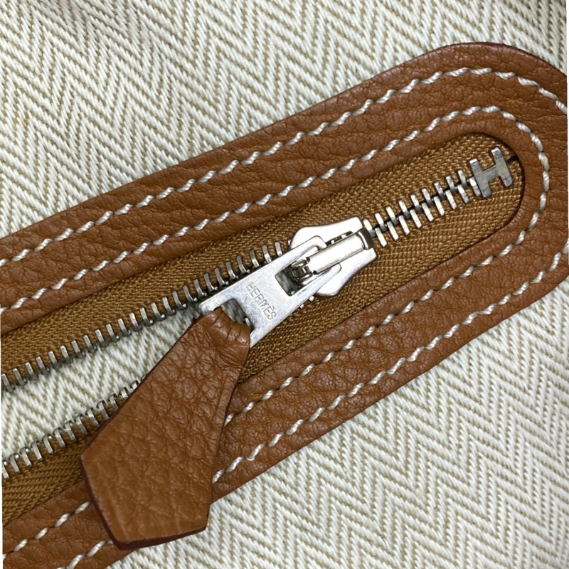 金棕色 Negonda牛皮 Garden Party 36 手提包 口P刻【HERMES 愛馬仕】 H051559CK37-12