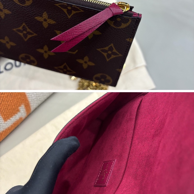 LV 老花三合一鏈條包-8