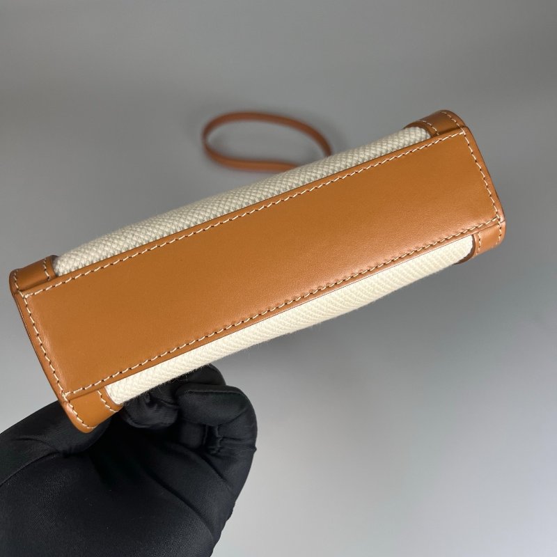 CELINE  白帆布琴譜包MINI-5