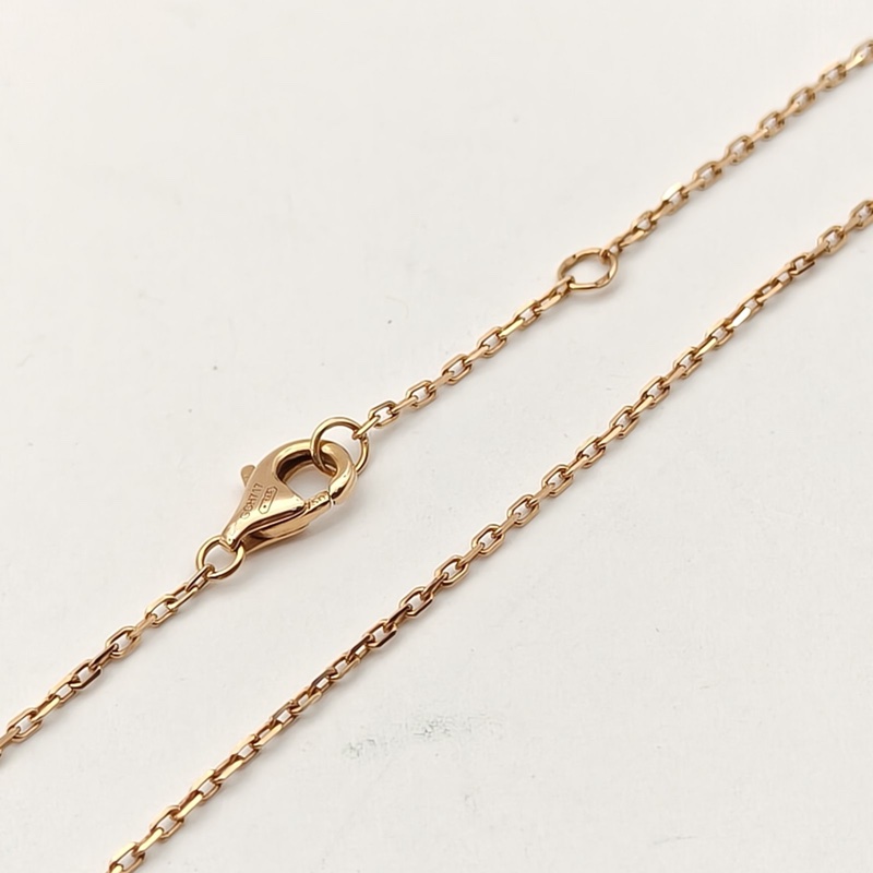 CARTIER JUSTEUNCLOU釘子14顆鑽項鏈18K玫瑰金/鑽石-3