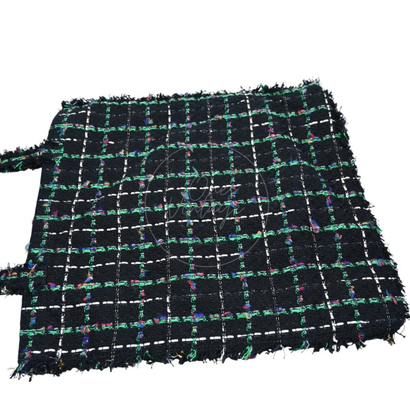 中古 Chanel 香奈兒 Robot 機器人 Black Green 黑綠色 Tote Bag 托特包-4