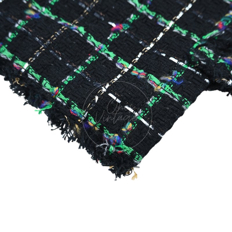 中古 Chanel 香奈兒 Robot 機器人 Black Green 黑綠色 Tote Bag 托特包-10