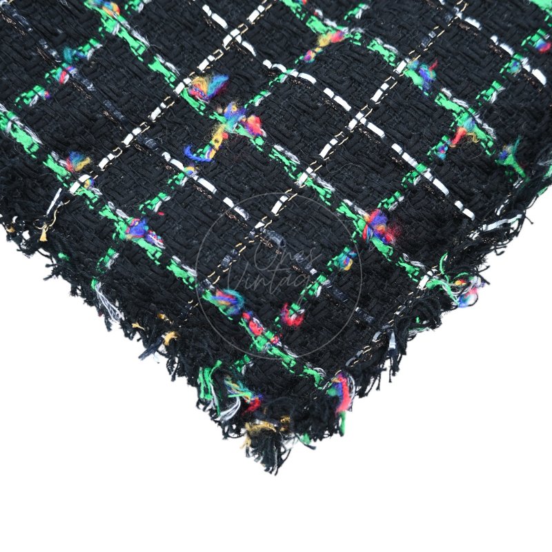 中古 Chanel 香奈兒 Robot 機器人 Black Green 黑綠色 Tote Bag 托特包-13