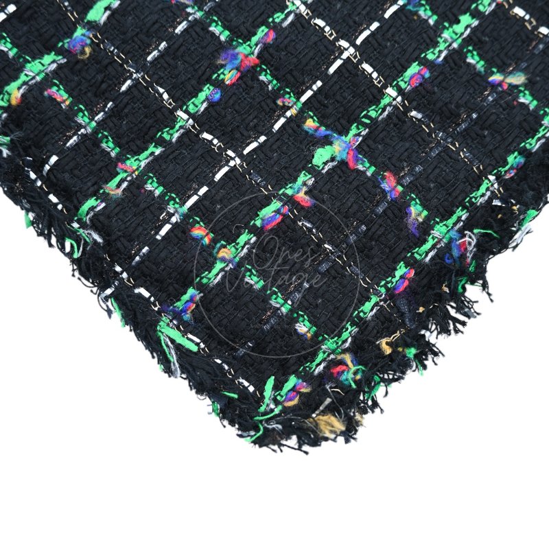 中古 Chanel 香奈兒 Robot 機器人 Black Green 黑綠色 Tote Bag 托特包-32