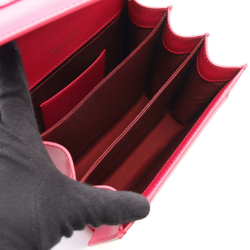 寶格麗 Serpenti Forever 肩背斜背包 290569 皮革 粉紅色 二手-2