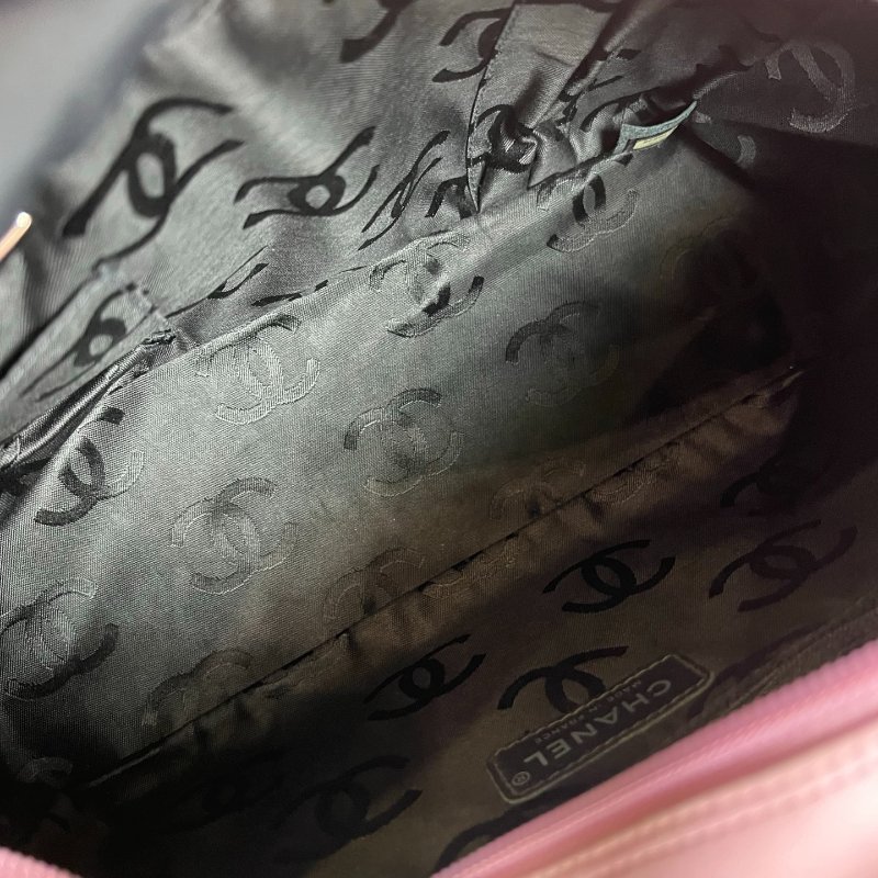 CHANEL 康朋單肩包粉 保卡款9開-5