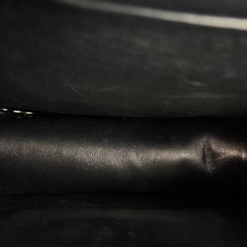 Prada 牛仔拼色小方包 20*16*5   98新配件塵袋-7