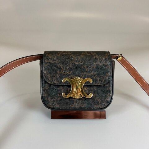 CELINE W-RG-2292 凱旋門老花小廢包