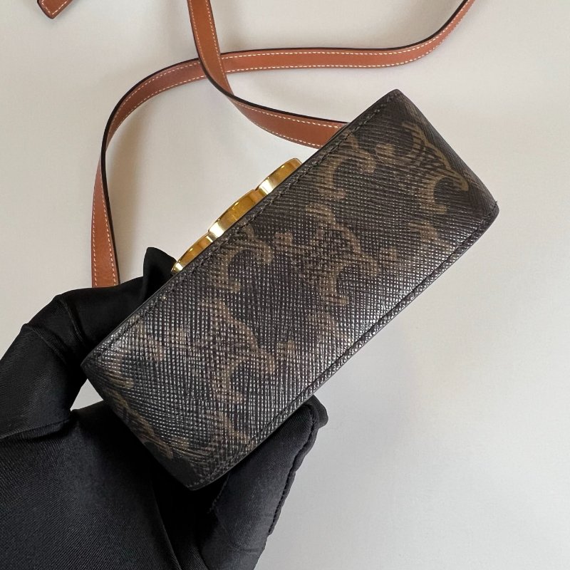 CELINE W-RG-2292 凱旋門老花小廢包-4