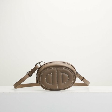 Hermès in the loop豬鼻子腰包 大象灰銀扣