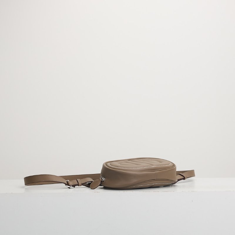 Hermès in the loop豬鼻子腰包 大象灰銀扣-1
