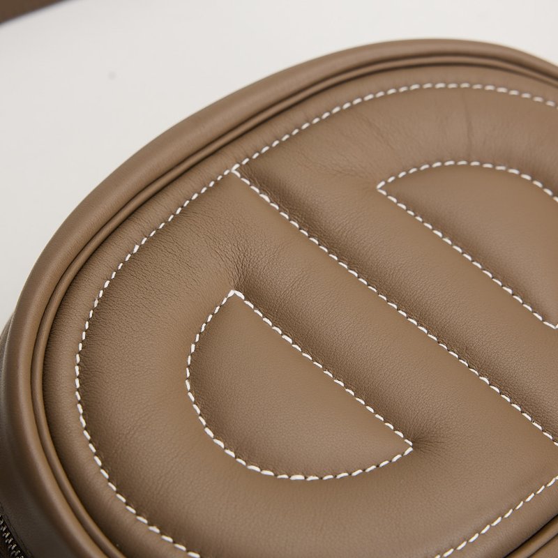 Hermès in the loop豬鼻子腰包 大象灰銀扣-3