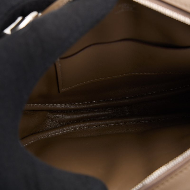 Hermès in the loop豬鼻子腰包 大象灰銀扣-16