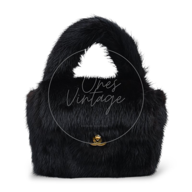 中古 香奈兒 Chanel 貂毛 Mink Fur 手袋-5