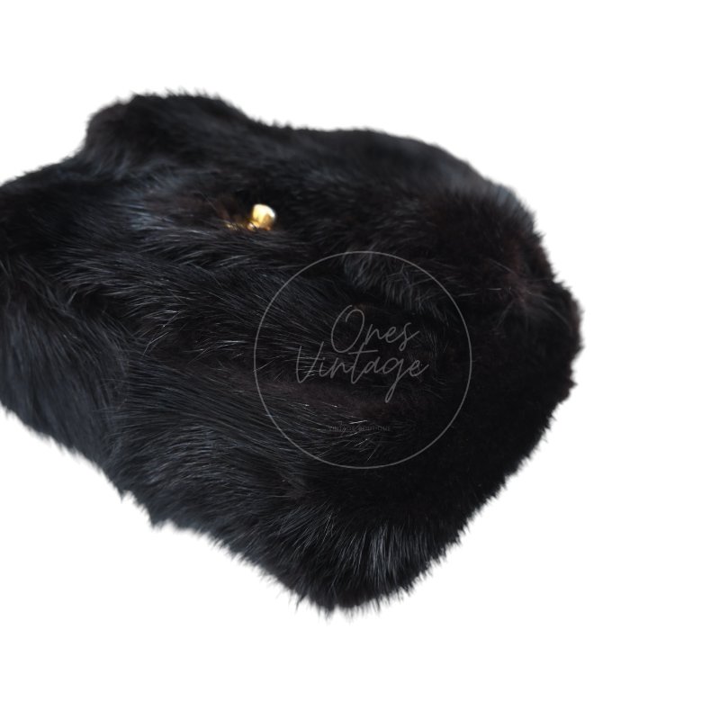 中古 香奈兒 Chanel 貂毛 Mink Fur 手袋-11
