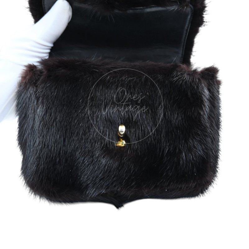 中古 香奈兒 Chanel 貂毛 Mink Fur 手袋-30