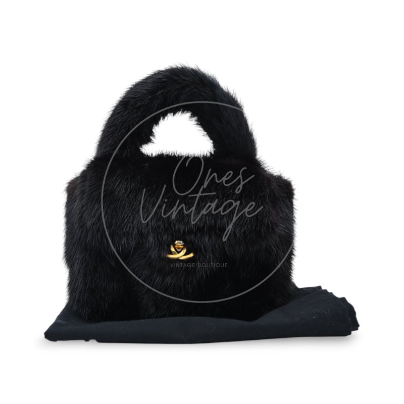 中古 香奈兒 Chanel 貂毛 Mink Fur 手袋-32