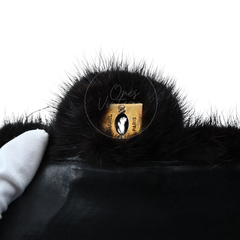 中古 香奈兒 Chanel 貂毛 Mink Fur 手袋-33