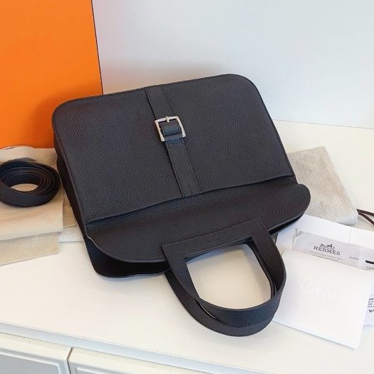 近新品 Hermes愛馬仕 Halzan31郵差包-5