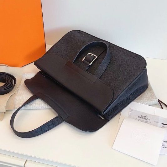 近新品 Hermes愛馬仕 Halzan31郵差包-6
