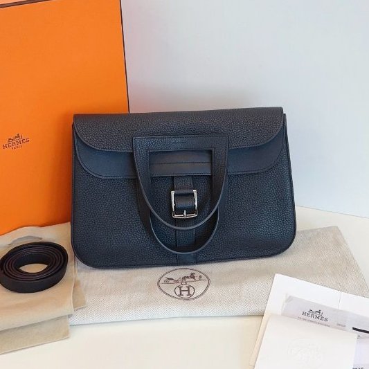 近新品 Hermes愛馬仕 Halzan31郵差包-7