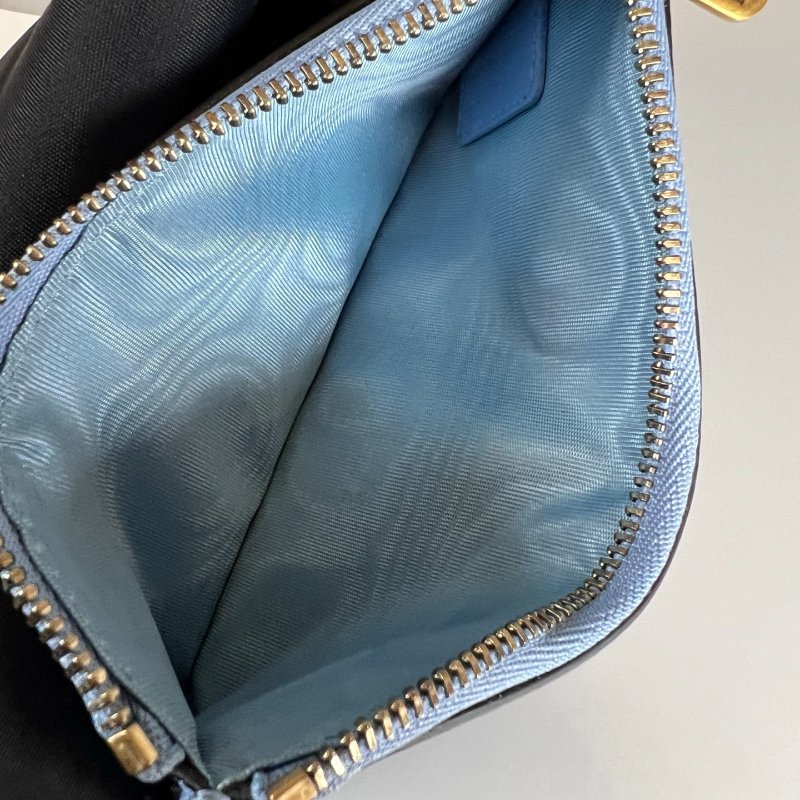 DIOR  拚色馬鞍兩用包-9