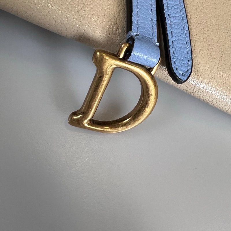 DIOR  拚色馬鞍兩用包-10