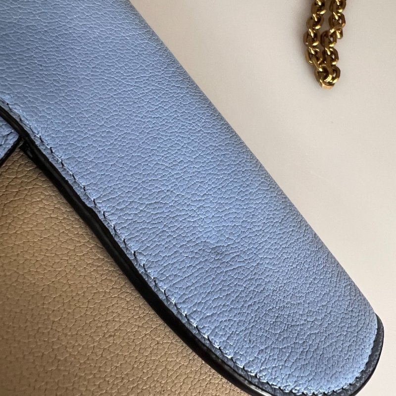 DIOR  拚色馬鞍兩用包-11