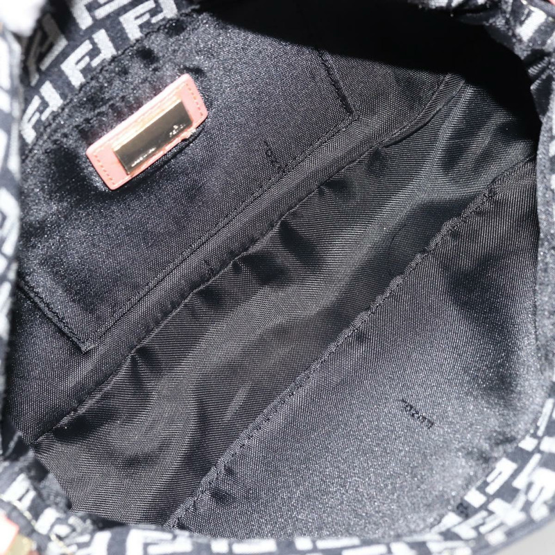 【日本直送】FENDI Zucchino帆布單肩包 黑色 金色 正品 176217A-10