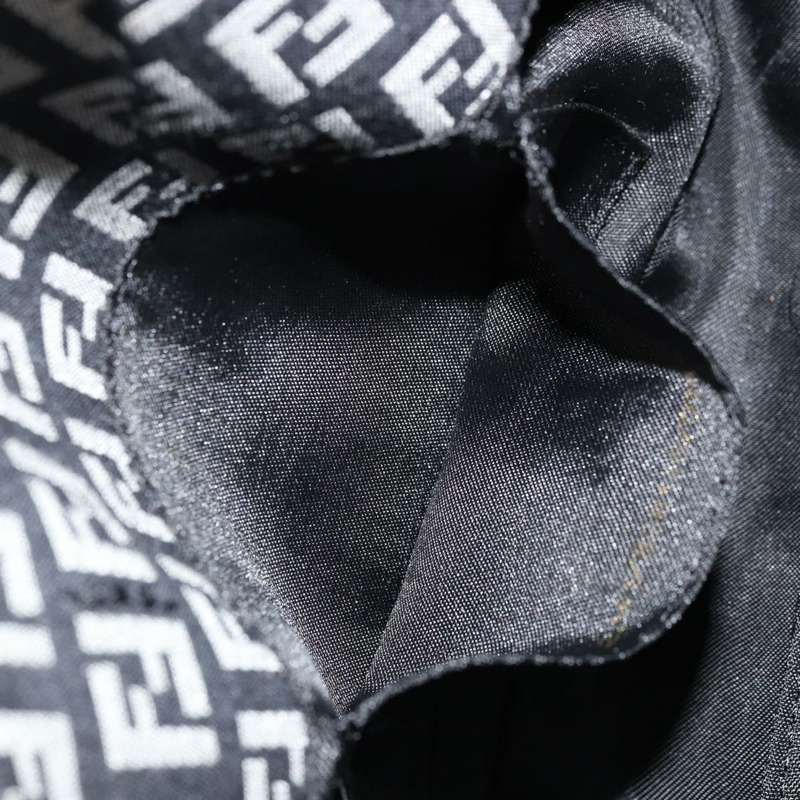 【日本直送】FENDI Zucchino帆布單肩包 黑色 金色 正品 176217A-20