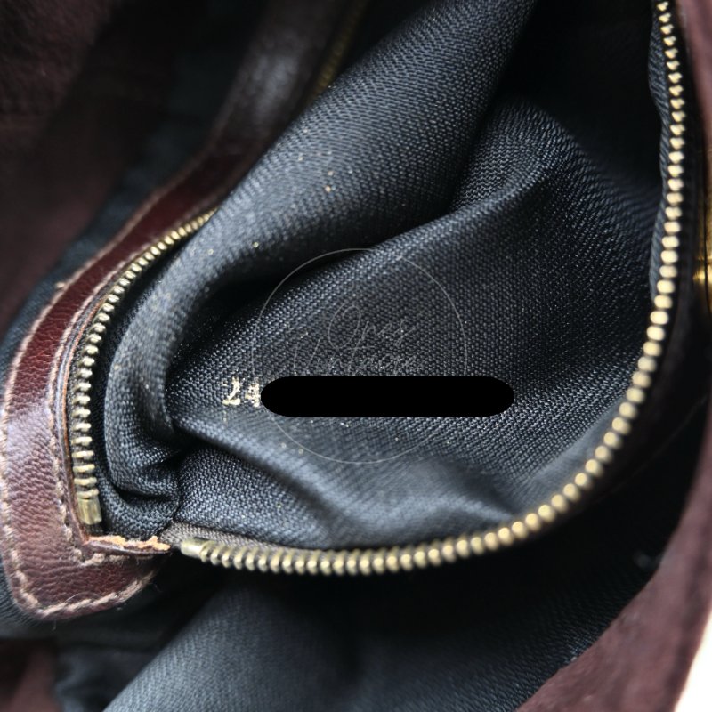 中古 芬迪 Fendi 棕色麂皮 Mamma Suede Mamma Baguette 法棍包  Dark Brown 深棕色手袋-11