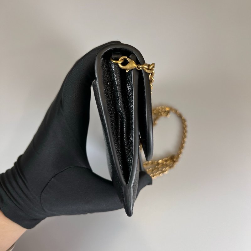 DIOR  黑皮革WOC包-2