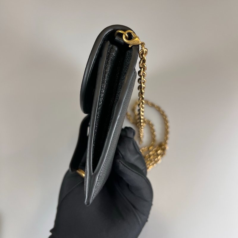 DIOR  黑皮革WOC包-3