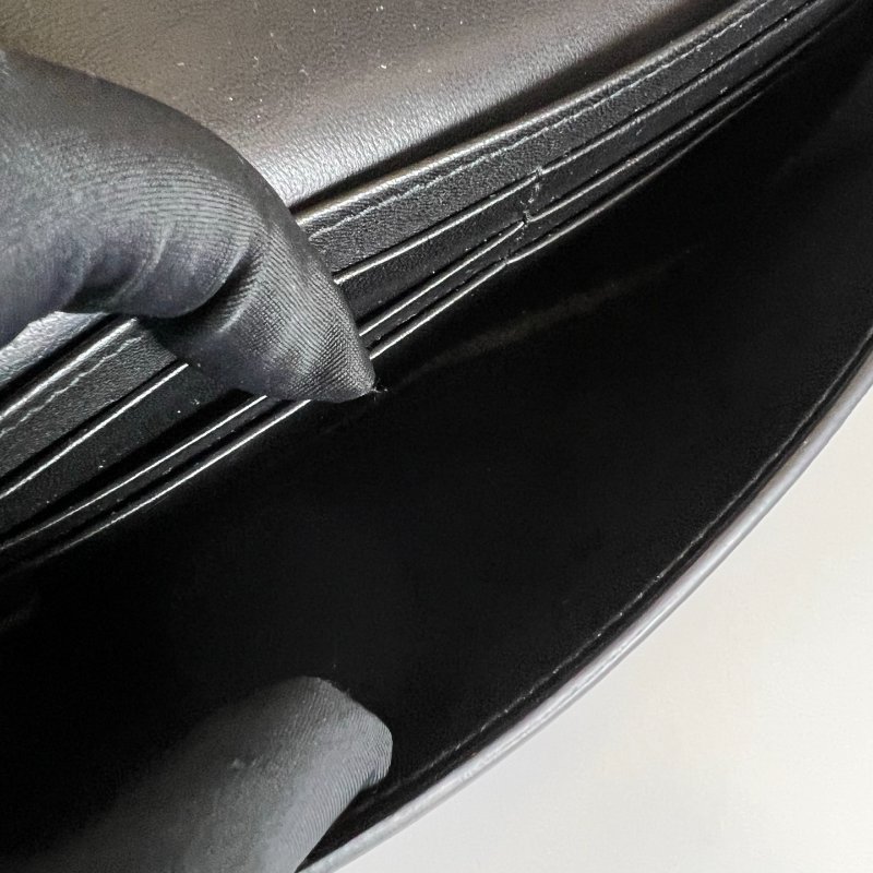 DIOR  黑皮革WOC包-5