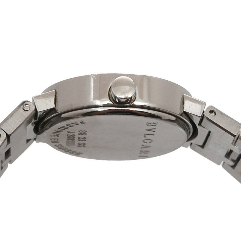 寶格麗 BB23SS 女士腕錶，日期顯示，黑色石英錶-4