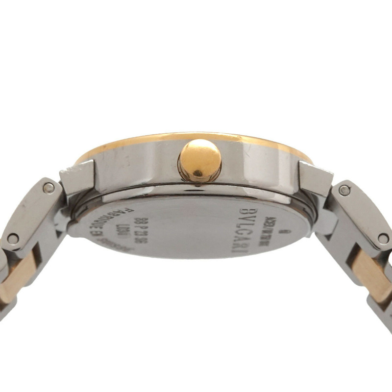 寶格麗 (BVLGARI) 寶格麗組合系列 BBP23SG 女士腕錶 12 鑽 白色錶殼 18K 黃金 石英錶-4