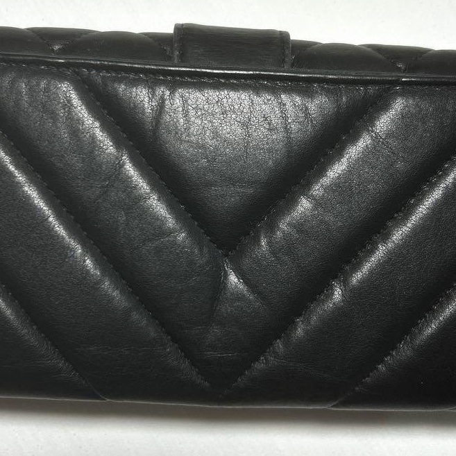 🌷Chanel 鎖釦造型菱格長夾錢包｜經典花紋✦fufu style 精品✦ 氣質款｜皮夾.錢包-9