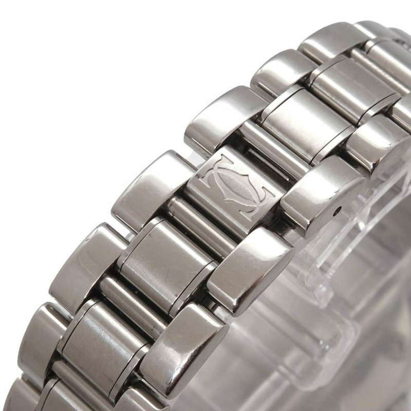 卡地亞 Must 21 Vingt-et-un W10109T2 女士腕錶 銀色石英 Must21-5