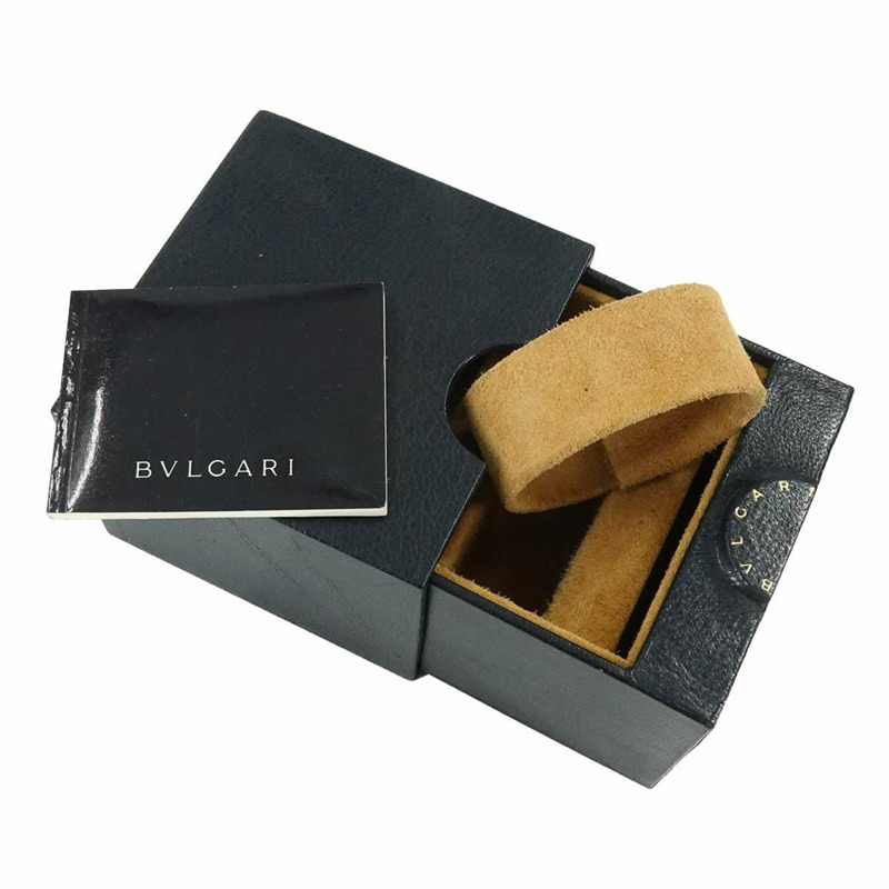 寶格麗 BB26SGD 女士腕錶，日期顯示，黑色 YG 黃金石英錶-1