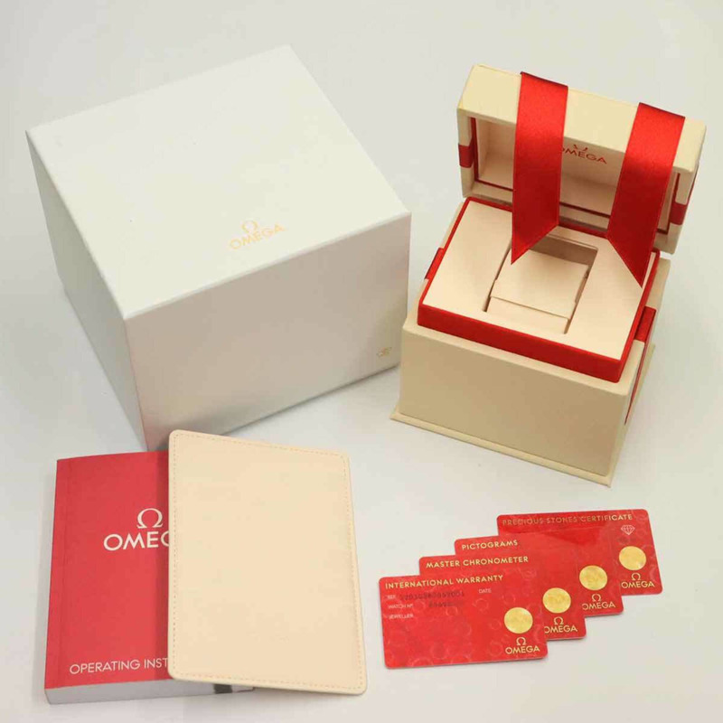 歐米茄海馬系列同軸Aqua Terra 220 10 38 20 52 001 11P 鑲鑽男錶，銀色，自動上鍊，附日期顯示。-1