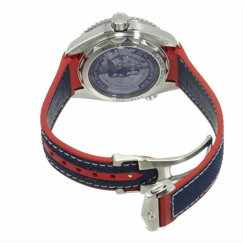 歐米茄海馬系列海洋宇宙600米美洲杯限量版腕錶 215 32 43 21 04 001（全球限量2021枚）男士腕錶 白色自動機械錶-4