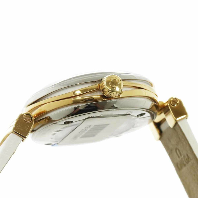 歐米茄碟飛系列 Ladymatic 同軸組合腕錶 425 22 34 20 55 002 女士腕錶，11 鑽，日期顯示，白色錶殼，18K 黃金，自動上鍊-5