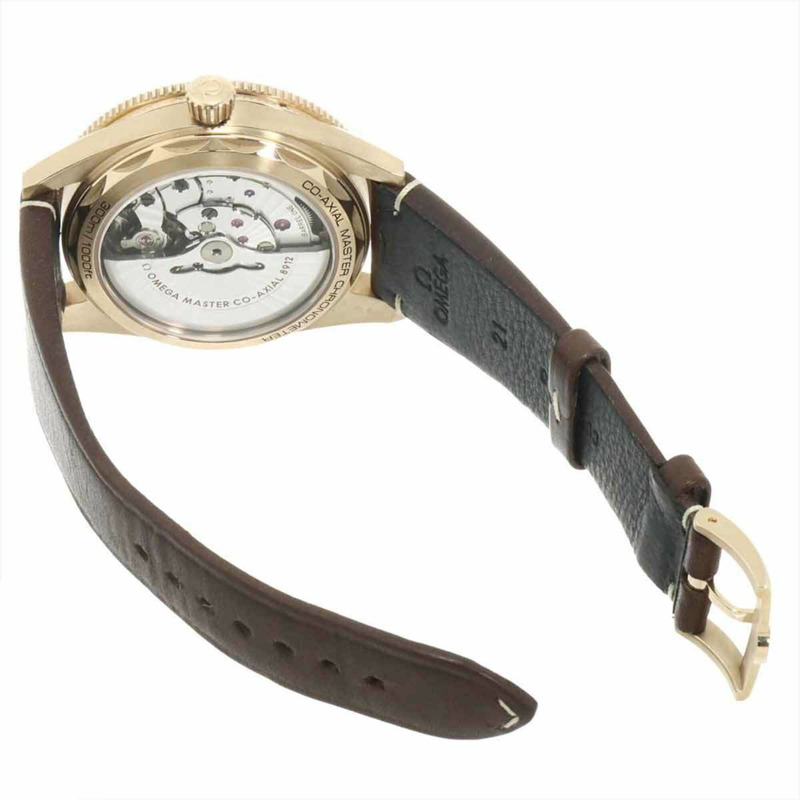 歐米茄海馬300公尺至臻天文台錶 234 92 41 21 10 001 男士腕錶 黑色 9KBG 青銅金 自動上鍊-4