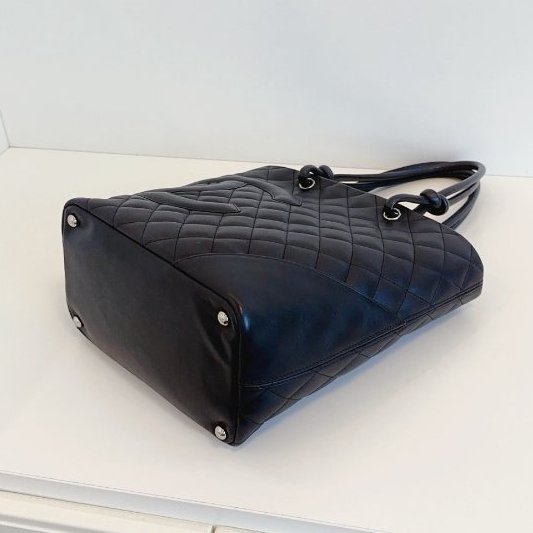 香奈兒/Chanel So black康鵬黑武士菜籃子 小號-5