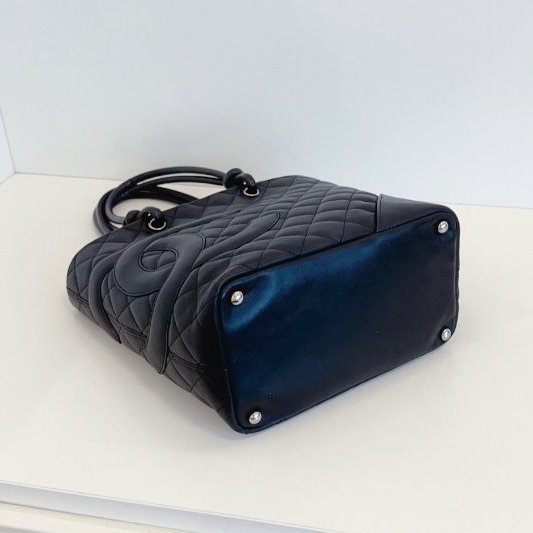 香奈兒/Chanel So black康鵬黑武士菜籃子 小號-8