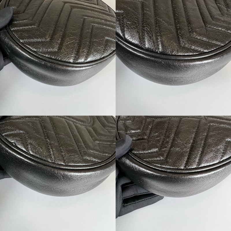 GUCCI 550154  黑MARMONT圓餅包-9