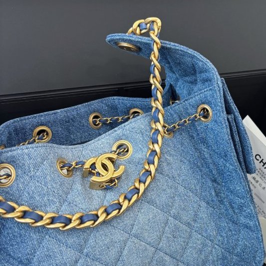 閒置新 香奈兒/Chanel 牛仔小號25bag 芯片款-9
