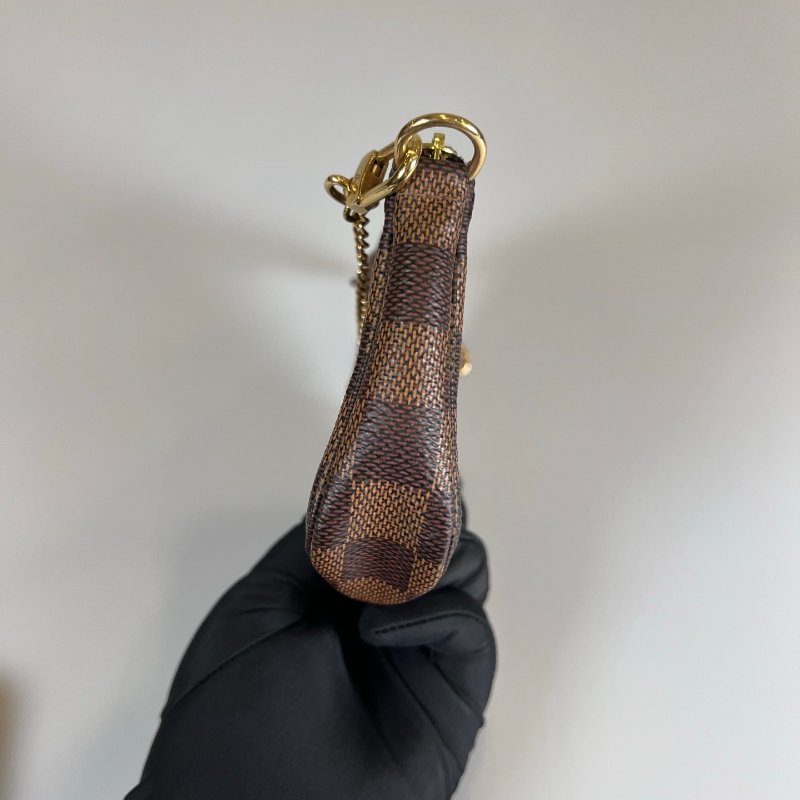 LV N58009 棕棋盤格麻將包 MINI-2